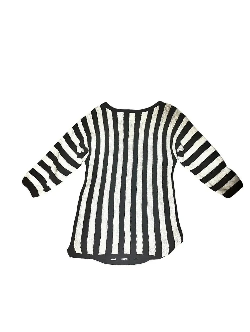 Women’s pinstripe sequin Bonnie & Bill sweater. - Picture 2 of 3